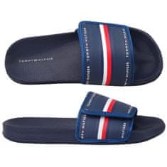 Tommy Hilfiger Japanke čevlji za v vodo mornarsko modra 36 EU Maxi Velcro Pool Slide