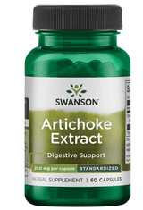 Swanson Artičoka (izvleček artičoke), 250 mg, 60 kapsul