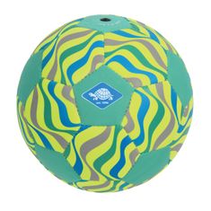 Schildkröt žoga za nogomet iz neoprena, velikost 5, modro-rdeča/rdeče-siva/rumeno-zelena