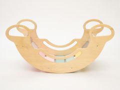 Elis Design Montessori gugalnica 6v1 smile pastel