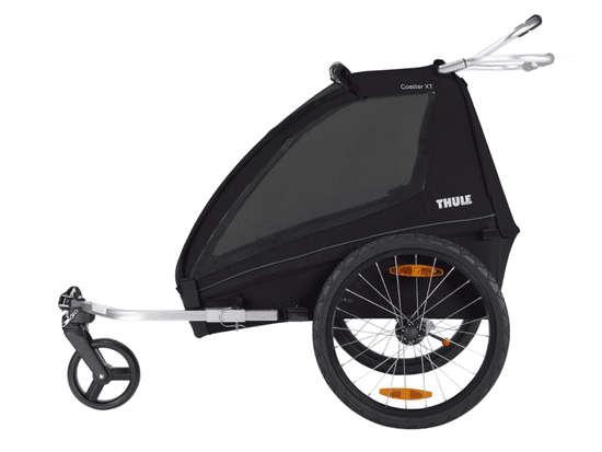 Thule Coaster XT prikolica za kolo in otroški voziček, črn