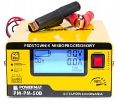 Powermat Procesoriziran polnilnik PM-PM-50B 10A 12V 24V