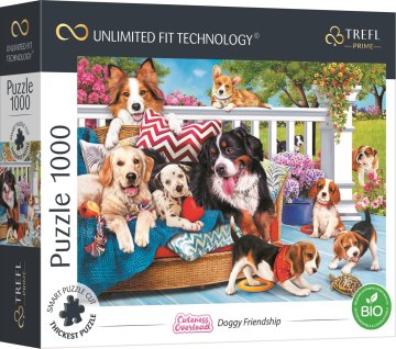 Trefl UFT Cuteness Overload Puzzle: Pasje prijateljstvo 1000 kosov