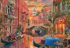 Castorland Puzzle Romantični večer v Benetkah 1500 kosov