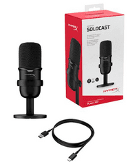HyperX SoloCast mikrofon, USB, PC, PS5, PS4 in Mac (4P5P8AA)