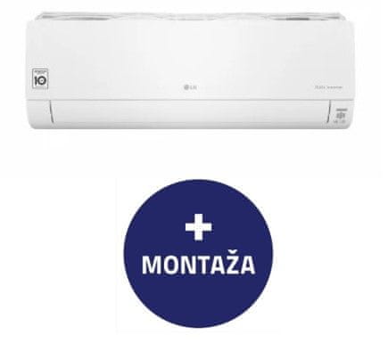 LG DualCool Special stenska klimatska naprava, z montažo (S12EC)