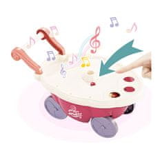 WOOPIE Shop Food Truck Confectionery Trolley Ice Cream Stand Sweets Sound Light + 36 Acc.
