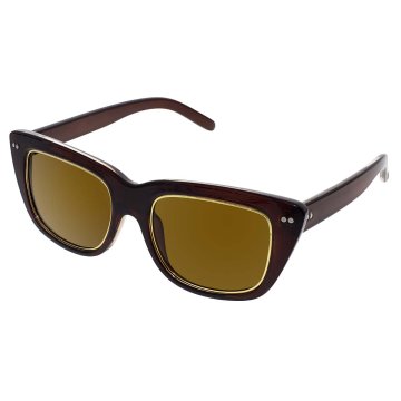 OEM ženske sončna očala Kvadratni Lady rjava