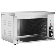 Vidaxl Električni gastronomski žar salamander 3000 W nerjaveče jeklo