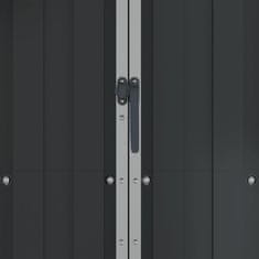 Vidaxl Vrtna lopa antracitna 107,5x46x183 cm pocinkano jeklo