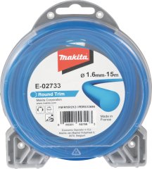 Makita E-02733 najlonska nitka okrogla modra 1,6 mm/15 m