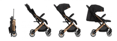 voziček ESTELLE 2021, črn