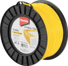 Makita E-02892 najlonska nitka kvadrat rumena dvojna 3,0 mm/132 m
