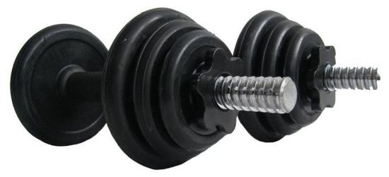 ACRAsport komplet za nalaganje enoročnih palic 2 x 10 kg (20 lbs), gumiran