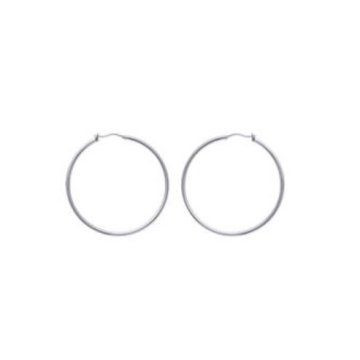 CM STEEL Jekleni uhani obročki - 5 cm