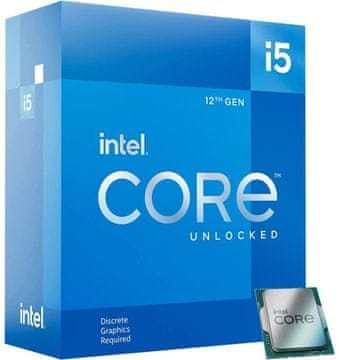 Intel Core i5-12600KF procesor, 3,6GHz, Turbo do 4,9GHz, LGA1700 Box (BX8071512600KF)