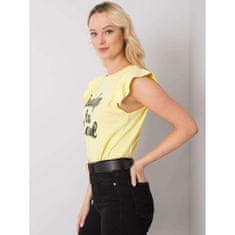 FANCY Ženska bluza s potiskom BEVERLY rumena FA-BZ-7191.10P_367561 Univerzalni