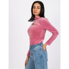 ITALY MODA Ženska bluza z dolgimi rokavi KIGALI roza DHJ-BZ-6561.09P_382328 Univerzalni