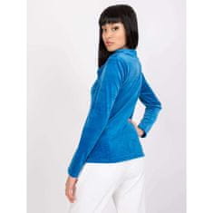 ITALY MODA Ženska bluza s pokončnim ovratnikom KIGALI modra DHJ-BZ-6561.09P_382312 Univerzalni