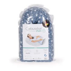 Ceba Baby Blazina za dojenje PHYSIO Multi Denim Style Stars Modra