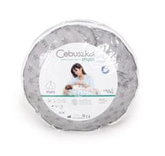 Ceba Baby Blazina za dojenje PHYSIO Mini Denim style Stars siva