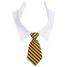 Gentledog kravata za pse rumena oblačila velikost S