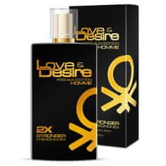 SHS Love Desire Premium Gold Parfum moški feromon močna in hipnotizirajoča dobiti več pozornosti da se 100ml