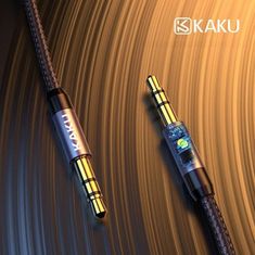 Kaku KSC-389 avdio kabel 3.5mm mini jack M/M 1m, črna