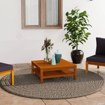 Vidaxl vidaXL Klubska mizica 65 x 65 x 35 cm masivni akacijev les