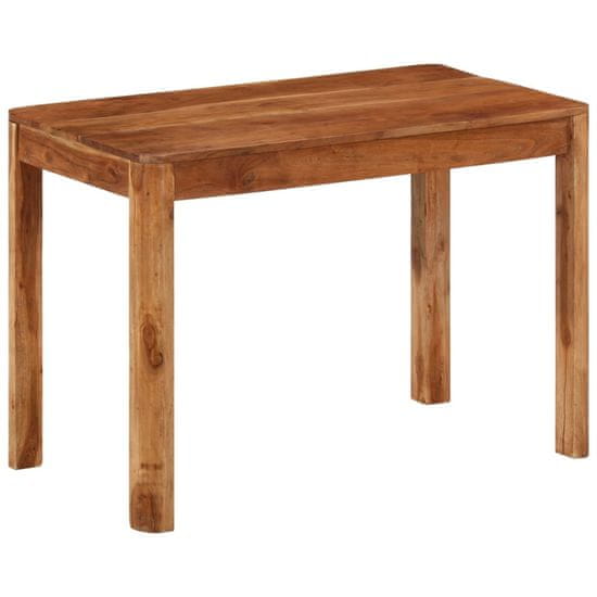 Vidaxl Jedilna miza, akacija, stilizirana s sheeshamom, 110x60x76 cm
