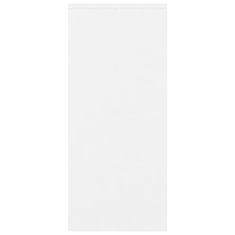 Greatstore Komoda bela 102x33x75 cm iverna plošča