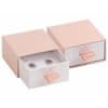 Praškasto roza darilna škatla za komplet nakita DE-4 / A5 / A1