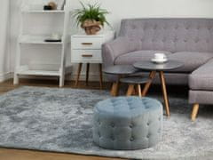 Beliani Oblazinjen stolček sive barve TAMPA