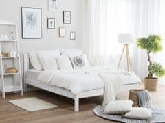 Beliani Bela lesena postelja 140 x200 cm TANNAY