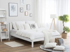 Beliani Bela lesena postelja 160 x200 cm TANNAY