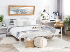 Beliani Bela kovinska postelja z okvirjem 160 x 200 cm RODEZ