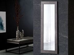 Beliani Stensko ogledalo 50 x 130 cm črno PLAISIR