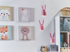 Beliani Roza viseča svetilka s 3 lučmi RABBIT