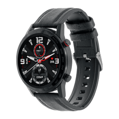 Watchmark Smartwatch WDT95 black leather