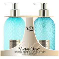 Vivian Gray Jasmine in pačuli kozmetični komplet za nego rok (Cream Soap & Hand Lotion)