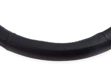 Pokrov volana 100% kožo, Črna, 37 - 39 cm