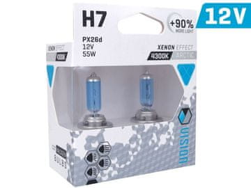 Žarnica H7 12V 55W PX26d, VisionArctic + 90 %,