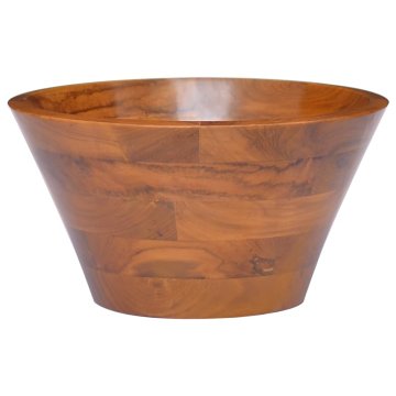 Vidaxl Umivalnik iz trdne tikovine Φ40x20 cm