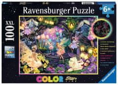 Ravensburger Svetleča sestavljanka Pravljični gozd XXL 100 kosov