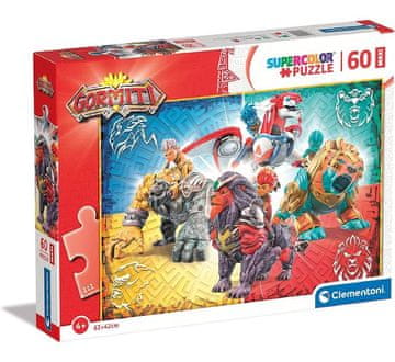 Clementoni Puzzle Gormiti: Borci štirih elementov MAXI 60 kosov