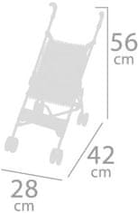 DeCuevas 90048 Zložljiv voziček za lutke SWEET 2022, 56 cm