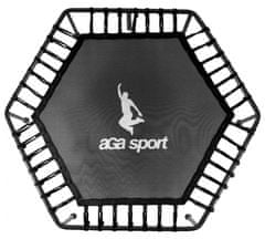 Aga Odskočna deska za fitnes trampolin Črna