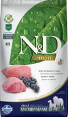 N&D N&amp;D PRIME Dog GF Lamb &amp; Blueberry Adult Medium &amp; Maxi 2,5 kg