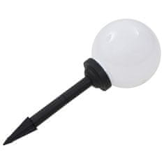 Vidaxl Zunanje solarne svetilke 3 kosi LED okrogle 20 cm RGB