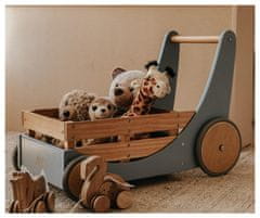 Kinderfeets Lesen voziček za igrače in urjenje hoje Slate Blue
